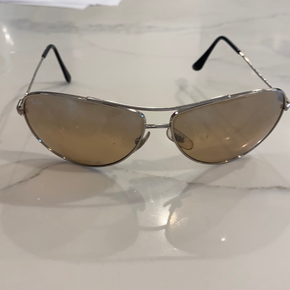 Ray-ban aviator silver sunglasses